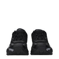 Versace Black Fabric Chunky Sneakers