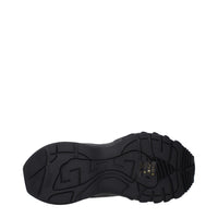 Versace Black Fabric Chunky Sneakers