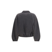 Darkpark Gray Cotton Sweatshirt