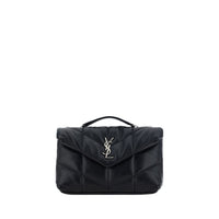 Saint Laurent Black Lamb Ovis Aries Shoulder Bag