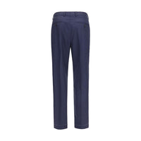 Brunello Cucinelli Blue Wool Oves Aries Dress Pants