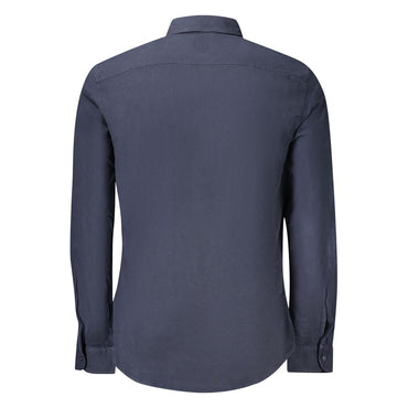Hugo Boss Blue Cotton Men's Shirt