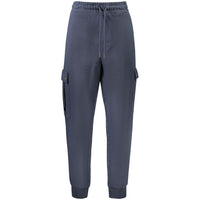 Hugo Boss Blue Cotton Men's Trouser