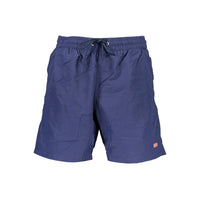 Norway 1963 Blu Polyamide Men's Swim Boxer