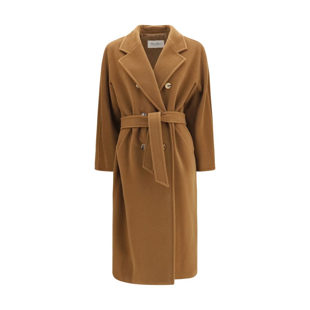 Max Mara Brown Wool Oves Aries Coat