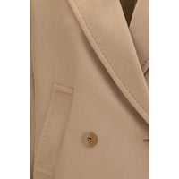Max Mara Beige Wool Oves Aries Coat