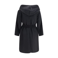 Max Mara Black Wool Oves Aries Coat