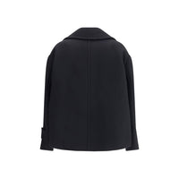 Chloé Black Wool Oves Aries Coat