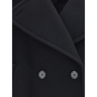 Chloé Black Wool Oves Aries Coat