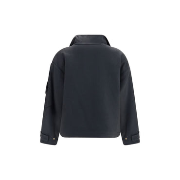 Giorgio Armani Gray Cashmere Coat