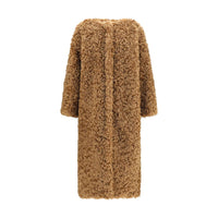 Kristina Ti Brown Polyester Coat