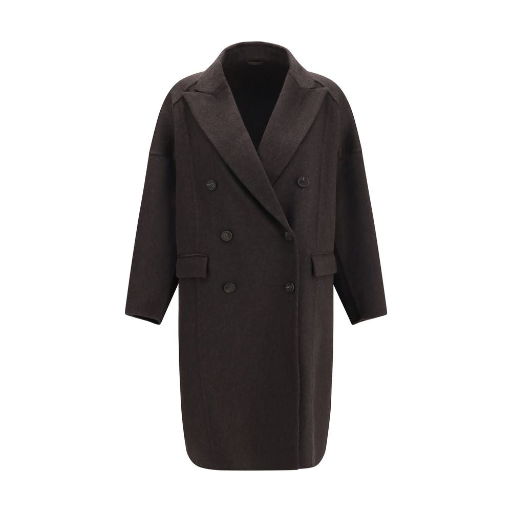 Brunello Cucinelli Brown Cashmere Coat