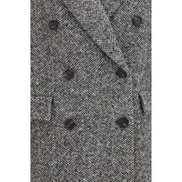Brunello Cucinelli Gray Wool Oves Aries Coat