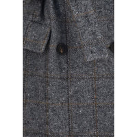 Brunello Cucinelli Gray Alpaca Vicugna Pacos Coat