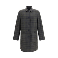 Etro Blue Wool Oves Aries Coat