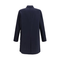 Etro Blue Wool Oves Aries Coat