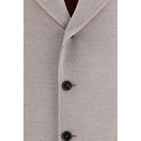 Brunello Cucinelli Beige Wool Oves Aries Coat