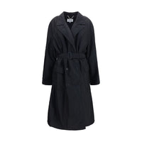 Maison Margiela Black Wool Oves Aries Coat