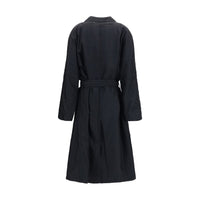 Maison Margiela Black Wool Oves Aries Coat