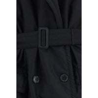 Maison Margiela Black Wool Oves Aries Coat
