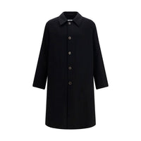 MM6 Black Wool Oves Aries Coat