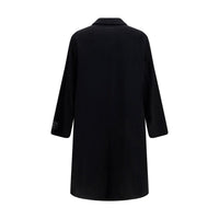 MM6 Black Wool Oves Aries Coat