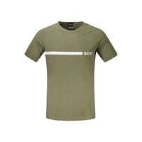 Hugo Boss Verde Cotton Men T-Shirt