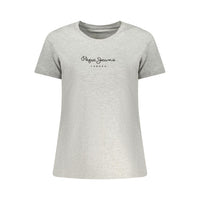 Pepe Jeans Gray Cotton T-Shirt