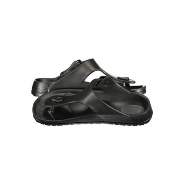 Norway 1963 Black Plastic Flip-Flop Sandals