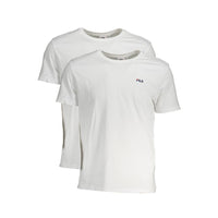 Fila White Cotton T-Shirt