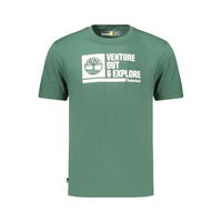 Timberland Green Cotton T-Shirt