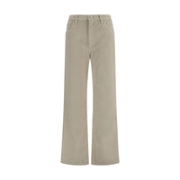Marni Beige Cotton Flared Pants