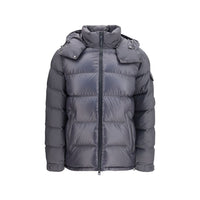 Moncler Gray Goose Down Full-Length Jacket