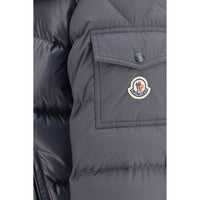 Moncler Gray Goose Down Full-Length Jacket