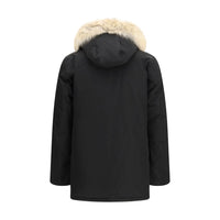 Woolrich Black Polyamide Coat