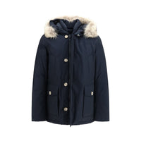 Woolrich Blue Cotton Parka