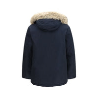 Woolrich Blue Cotton Parka