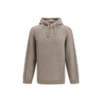 Giorgio Armani Beige Alpaca Vicugna Pacos Hoodie