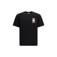 Casablanca Black Cotton T-Shirt