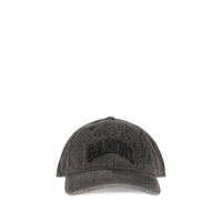 Ganni Gray Recycled Polyester Cap (Baseball Hat)