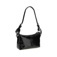 Vivienne Westwood Black Calf Leather Bos Taurus Shoulder Bag