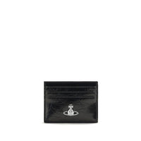 Vivienne Westwood Black Calf Leather Bos Taurus Wallet
