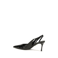 Ferragamo Black Calf Leather Bos Taurus Pumps