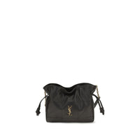 Saint Laurent Black Lamb Ovis Aries Clutch Bag