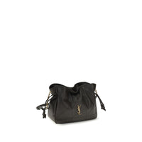 Saint Laurent Black Lamb Ovis Aries Clutch Bag