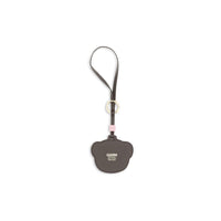 Ganni Beige Recycled Leather Keychain