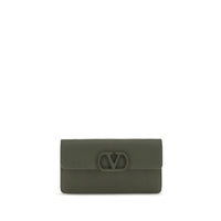 Valentino Garavani Bicolor Calf Leather Bos Taurus Wallet