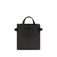 Valentino Garavani Black Calf Leather Bos Taurus Shoulder Bag