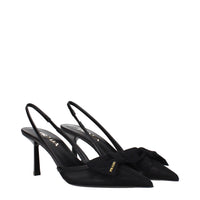 Prada Black Fibres High Heel Pumps