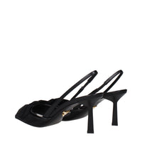 Prada Black Fibres High Heel Pumps